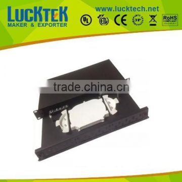 19inch 1HU prefabricated extendable optical fiber splice box