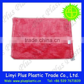 Leno Mesh Red Bag for corn cobs, potatoes, cabbage, onions, etc.