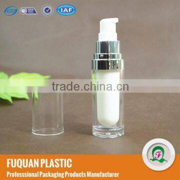 15ml plastic transparent cosmetic packaging bottle