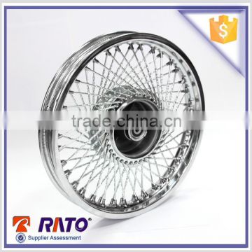 Chinese high quality 14inch polishing motorcycle wheel