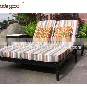 Modern Appearance casting aluminum folding webbed lawn chair home goods patio furniture aluminum chaise lounge chair