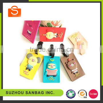cartoon luggage tag with cheap price