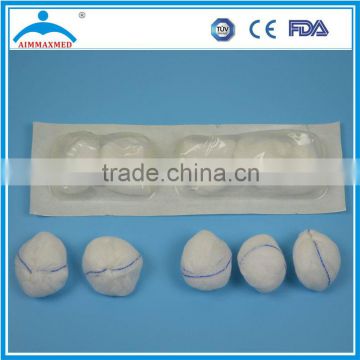 surgical sterile gauze ball with X-ray /high absorbent medical cotton ball