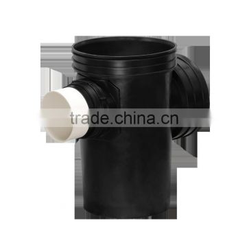 Oil separation plastic inspection well pipe fittings