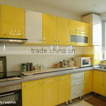 luxury high glossy lacquer kitchen cabinet