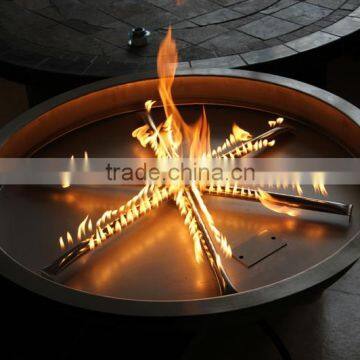 Large flame gas firepit burner for outdoor use, SUS304