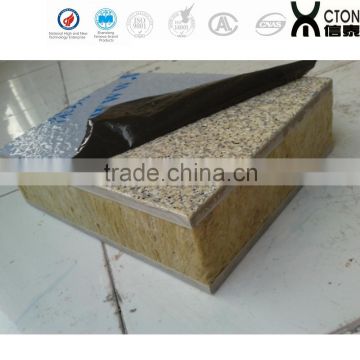 decorative insulated Rock wool exterior wall sandwich panel