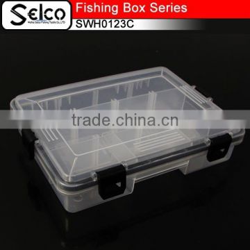SWH0123C China Top Transparent plastic fishing tackle box