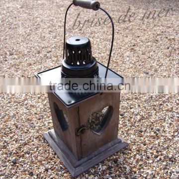 Indian Designer Wooden & Metal Lantern | Lantern Handle Home decorative lanterns lanterns black lantern