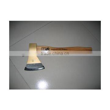 axe with wooden handle