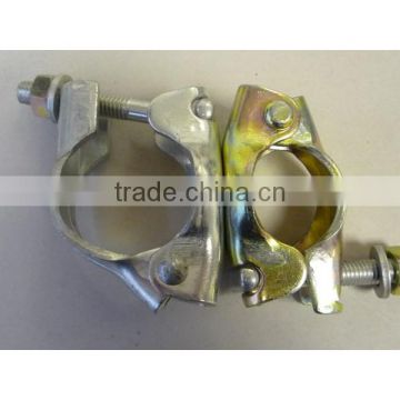 Drop forged round Head Code and Technics flexible scaffolding coupler joint swivel clamp