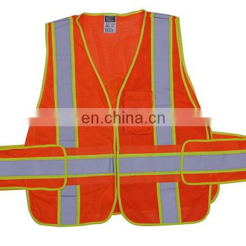 Promotional 3m material hi vis safety vest with high quality
