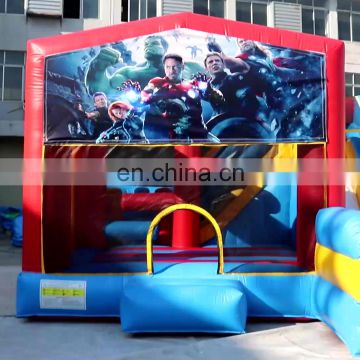 7 In 1 Combo Superhero Bounce House Slide Kids Jumping Bouncy Castle Inflatable Bouncer