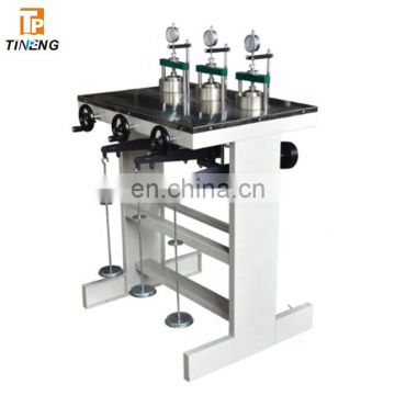 soil testing machine triplex consolidation test apparatus