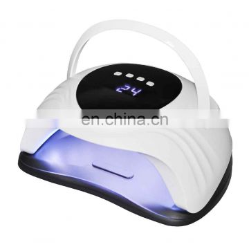 2021 New Model Modern 4 Smart UV LED Nail Lamp Portable 120W Power UV Lamp for Nails