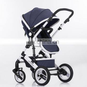 High view aluminum baby stroller/baby strollers 3 in one/baby stroller pram