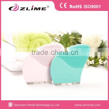 Sonic silicone face cleansing brush