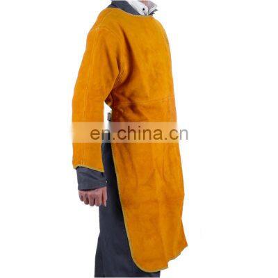 Yellow Split Cow Leather Welding Apron