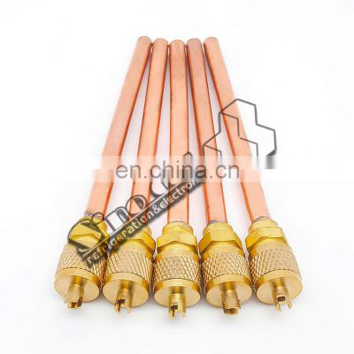 1/4 Copper Access Valve for Refrigeration Air Conditioning gas Charging valve