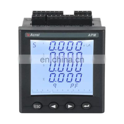 panel Three phase multifunction ethernet communication electric power analyser monitor meter