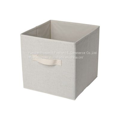 Multi-Purpose Collapsible Fabric Storage Cubes Organizer with Handles Cloth Storage Box