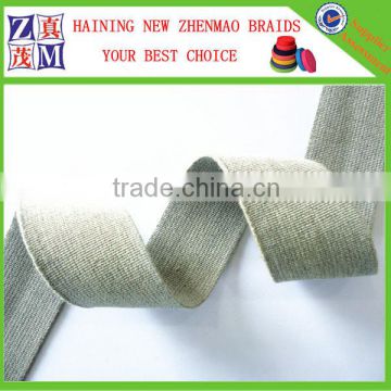 100% natural cotton webbing elastic