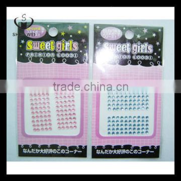 button grip crystal sticker for cell phone