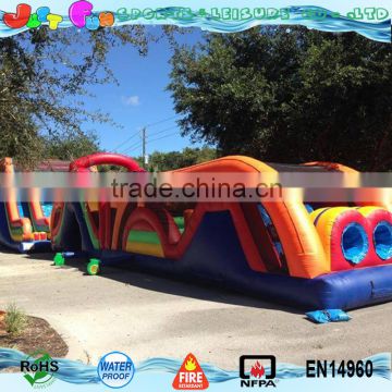 Commercial warrior dash inflatable obstacle course with 27 ft rock climb slide                        
                                                                                Supplier's Choice