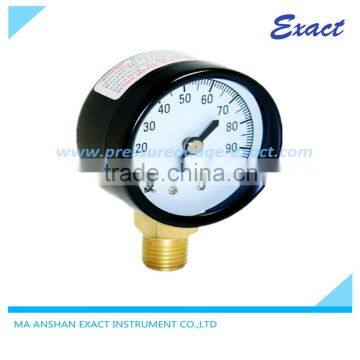 2.5" dial bottom connection dry pressure gauge Exact