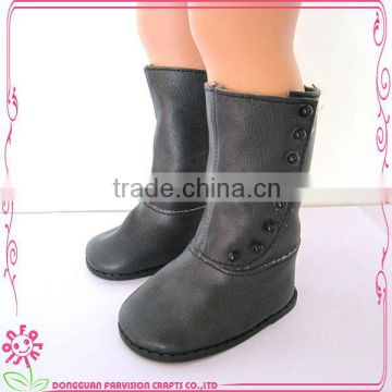 PU doll shoes leather for 18 inch doll