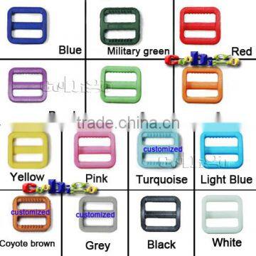 3/4" Plastic Slider Tri Glide Adjust Buckles For Dog Collar Harness Backpack Straps Webbing 20mm #FLC073(Mix-s)                        
                                                Quality Choice