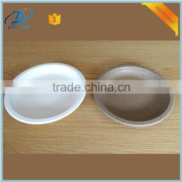 disposable paper pulp cardboard meal lunch plate fast food