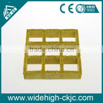 grattied tup cover Surface Treatment and floor grating Application FRP wall grating