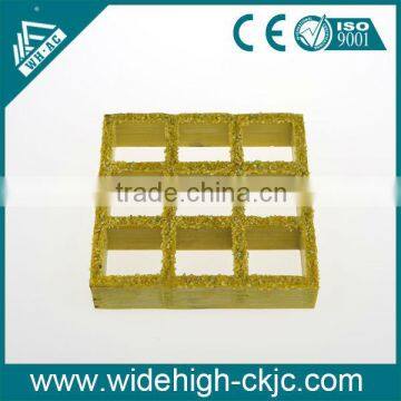 grattied tup cover Surface Treatment and floor grating Application FRP wall grating