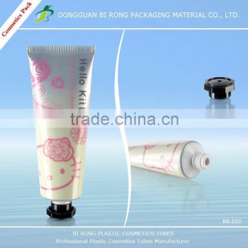 25ml Cosmetic tube for hello kitty with screw cap