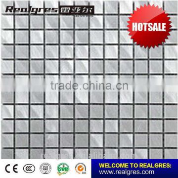 New products Foshan factory glass backsplash mosaic aluminum tile