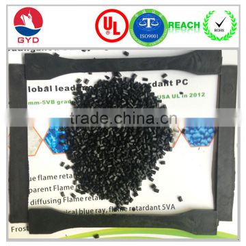 Black PC + 30gf + V0 polycarbonate pellets plastic raw materials polycarbonate prices