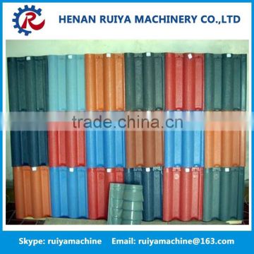 Glazed steel tile extrusion machine, arch glazed tile roofing roll making machine