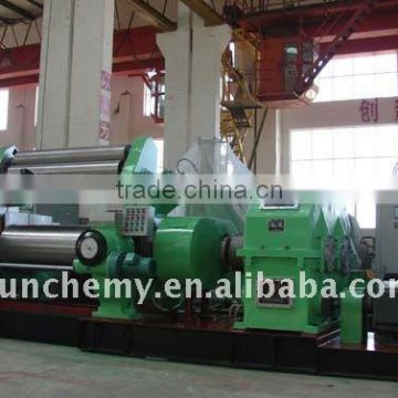 Rubber two roll mixer