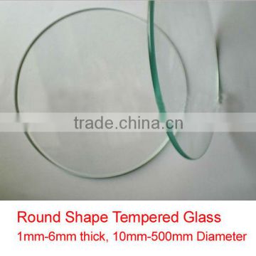cut to size tempered glass, round glass