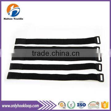 Factory directly supply cable strap elastic hook and loop wrist straps