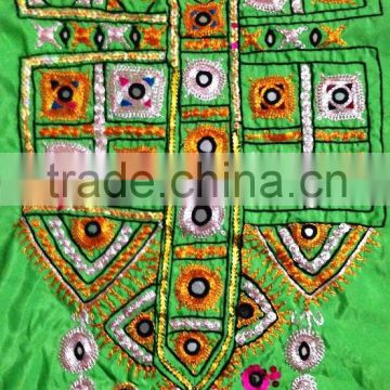 Vintage mirror work banjara hand embroidered ribal ethnic gypsy clothing