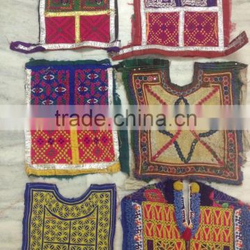 Wholesale prices VINTAGE Authentic Indian Banjara TRIBAL patches Mirror embroidery