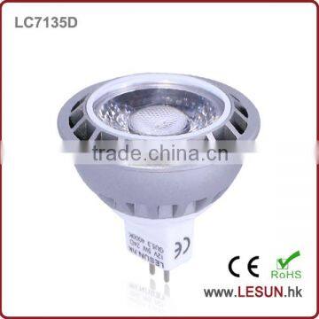 DC12V COB 5W 380Lumens 2700K-5500K CRI 90 MR16 led ceiling spot light