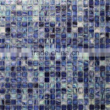 Celeste Bermuda Blue Glass Mosaic Tile