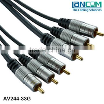 Factory Low Price High Speed Composite RCA Cable,3RCA Cable