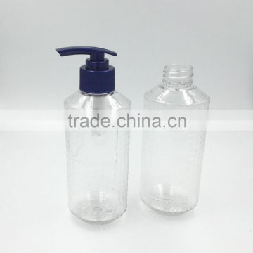 300ml 10oz cylinder pet shampoo bottles