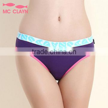 MC CLAYN Brand Simple panties female cotton fabric briefs shorts low-waist female breathable close-fitting underwear women