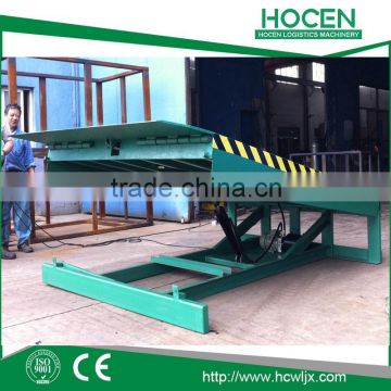 For Large Factory Warehouse Truck, Trailer Loading Table 10T, 12T Electric Hydraulic Adjustable Height Container Unloading Ramps