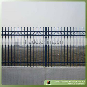 Steel industrial fence